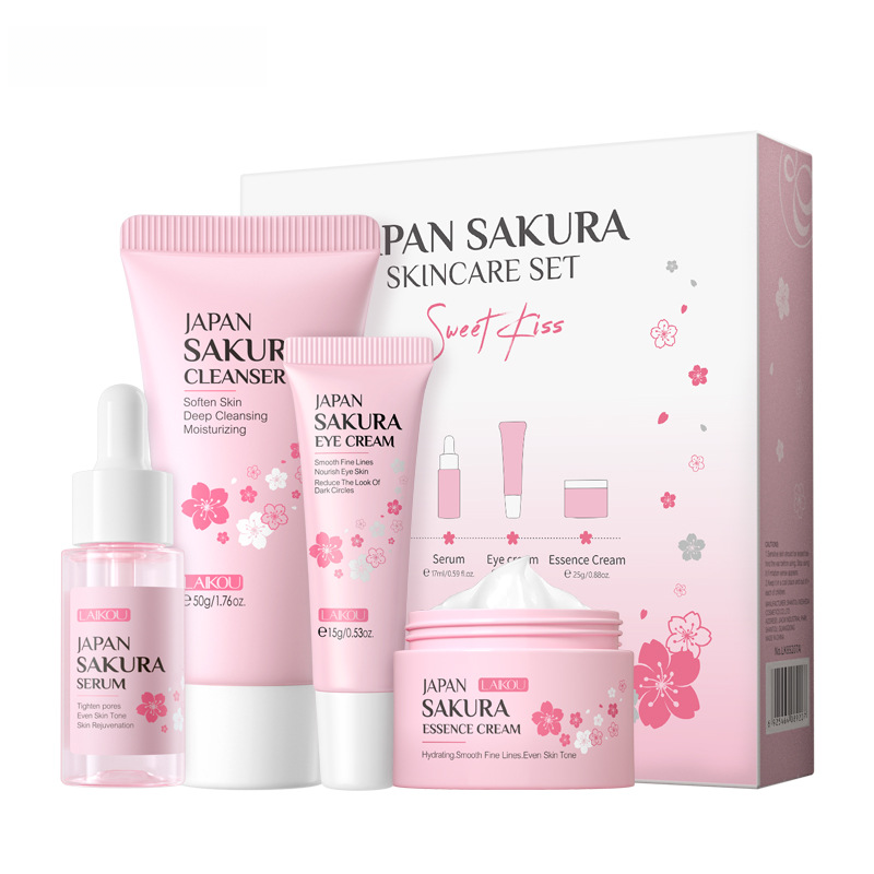 Sakura Blossom Skincare Kit - 4 Pieces (Bulk)